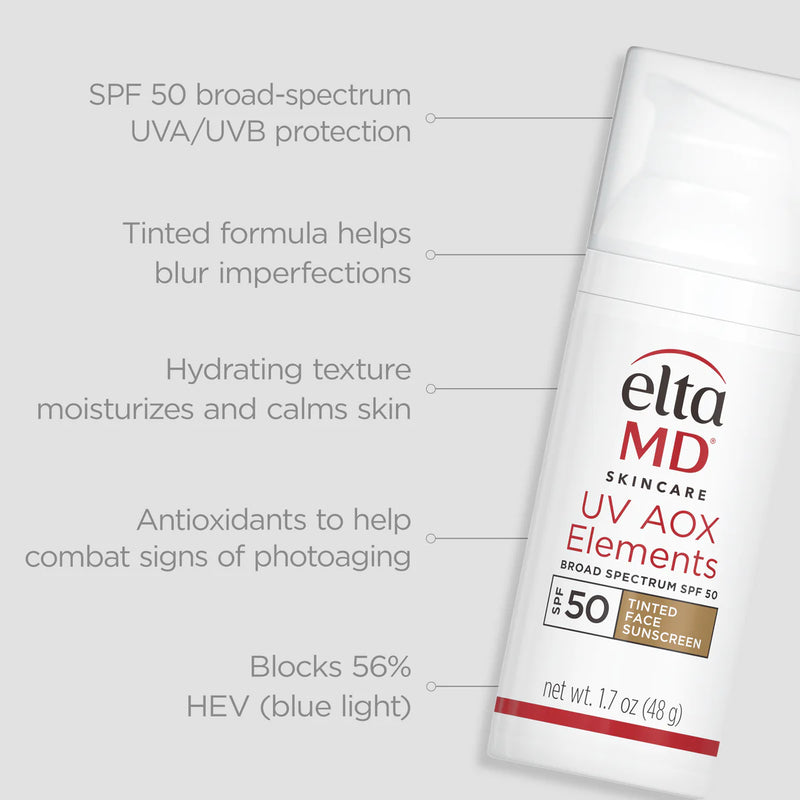EltaMD UV AOX Elements Broad-Spectrum SPF50 (TINTED) 1.7oz