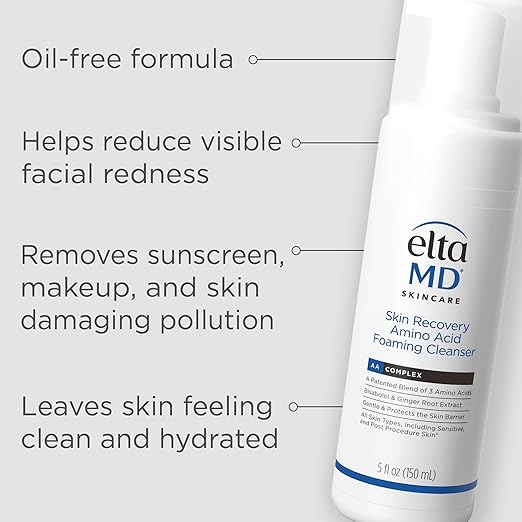 EltaMd Skin Recovery Amino Acid Foaming Cleanser 5.0oz